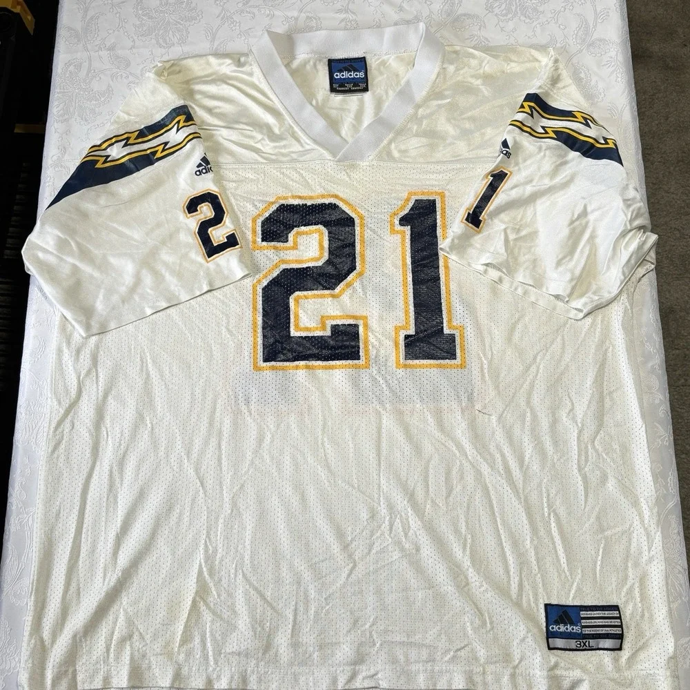 LaDainian Tomlinson #21 San Diego Chargers Mens 3XL Adidas White Jersey Vintage